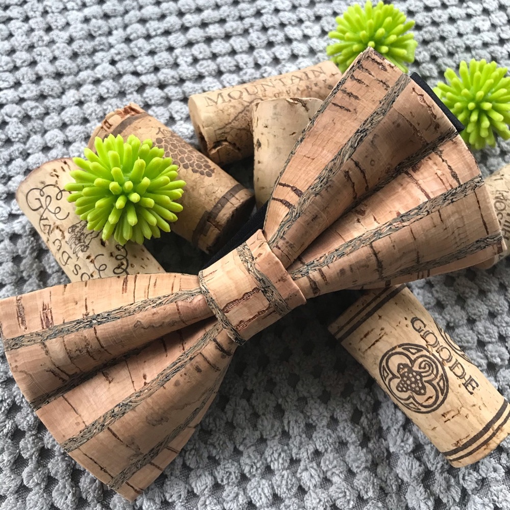 Unique Cork Bow Tie